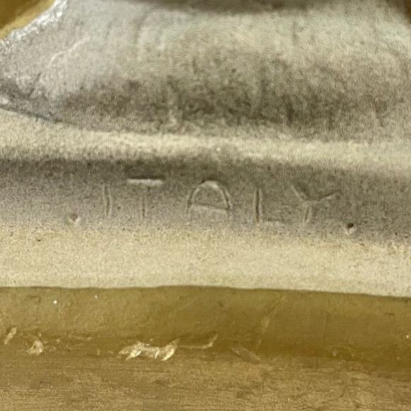 VTG Statue Our Lady of San Juan de los Lagos Chalkware Hand Painted Italy 7.5” - Picture 8 of 11